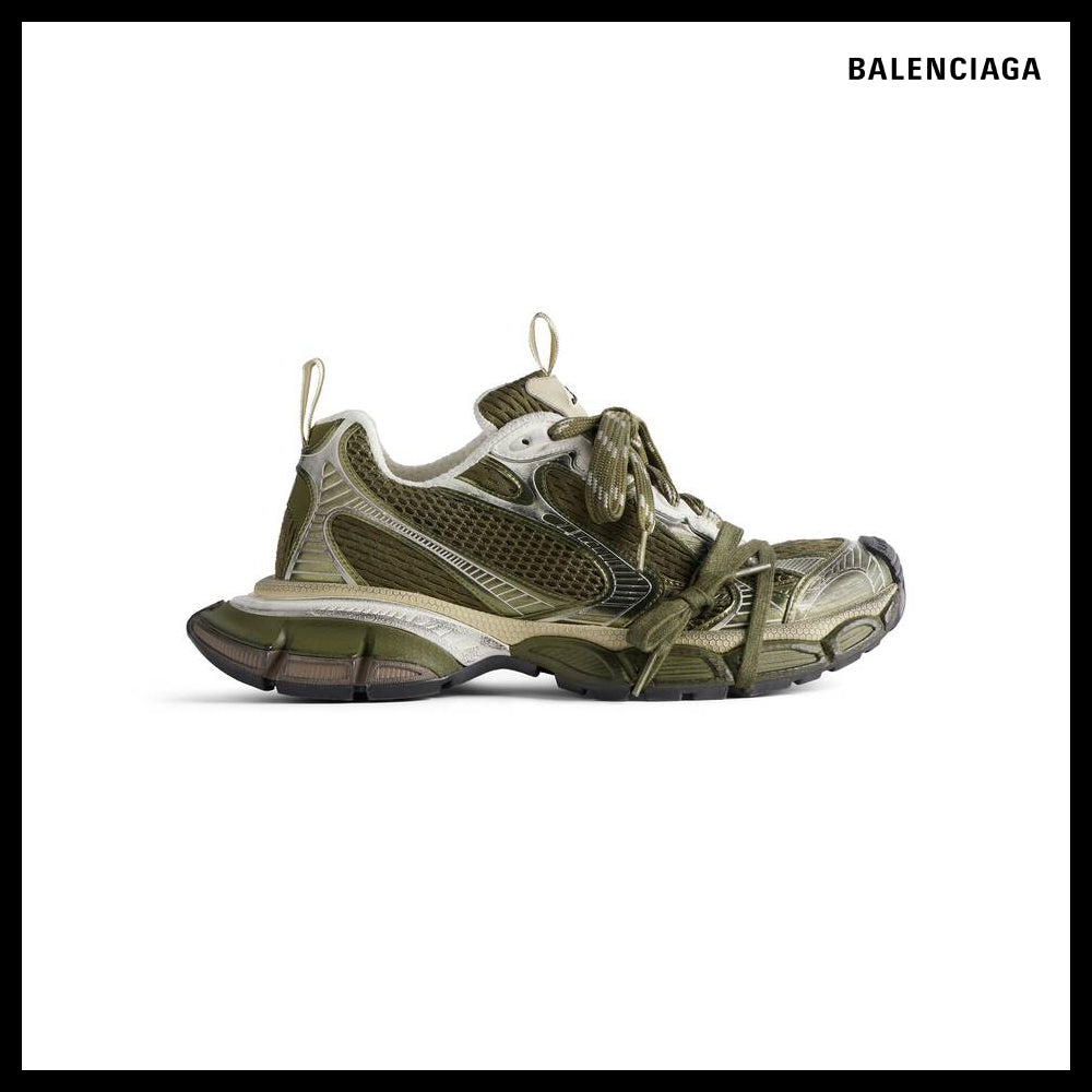 【BALENCIAGA】3XL Sneaker Dark Green Light Beige