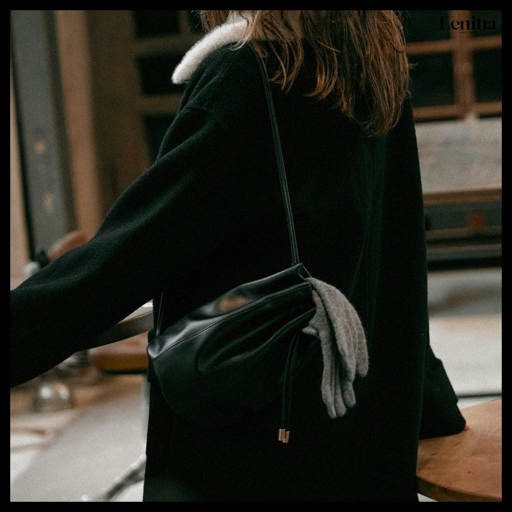 【LENINA】Perris Wool Handmade Half Coat