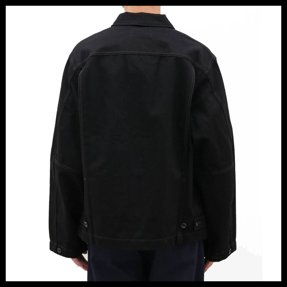 ◆LEMAIRE◆BOXY DENIM JACKET BLACK