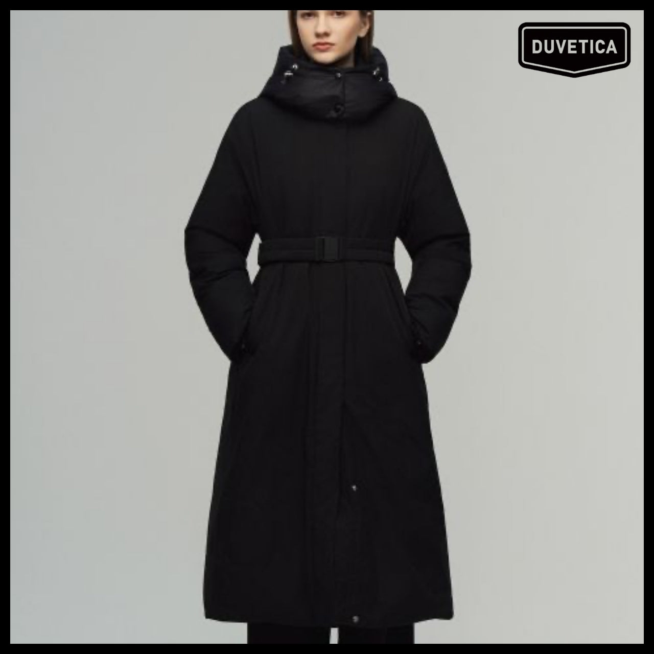 【DUVETICA】Cortina N - Black Womens Down Jacket