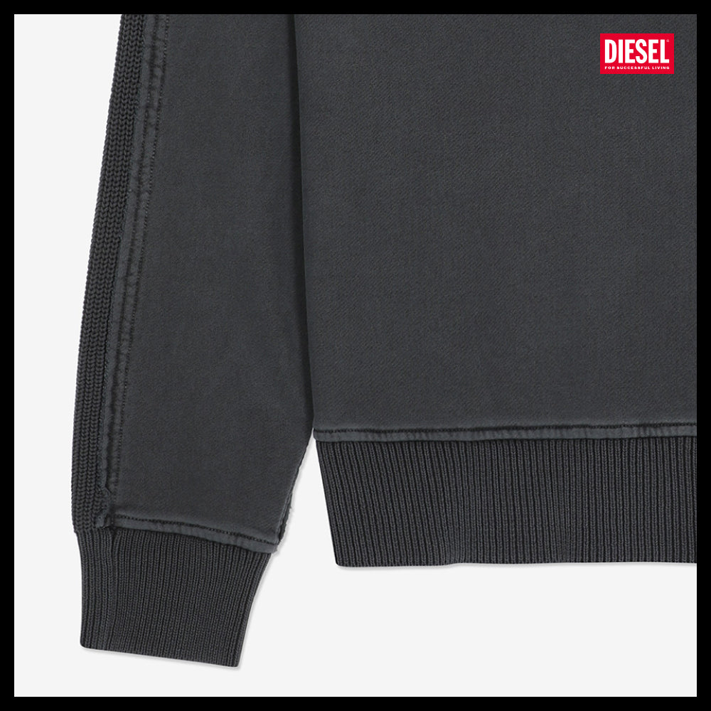 【DIESEL】K Oberto Round Sweatshirt Grey