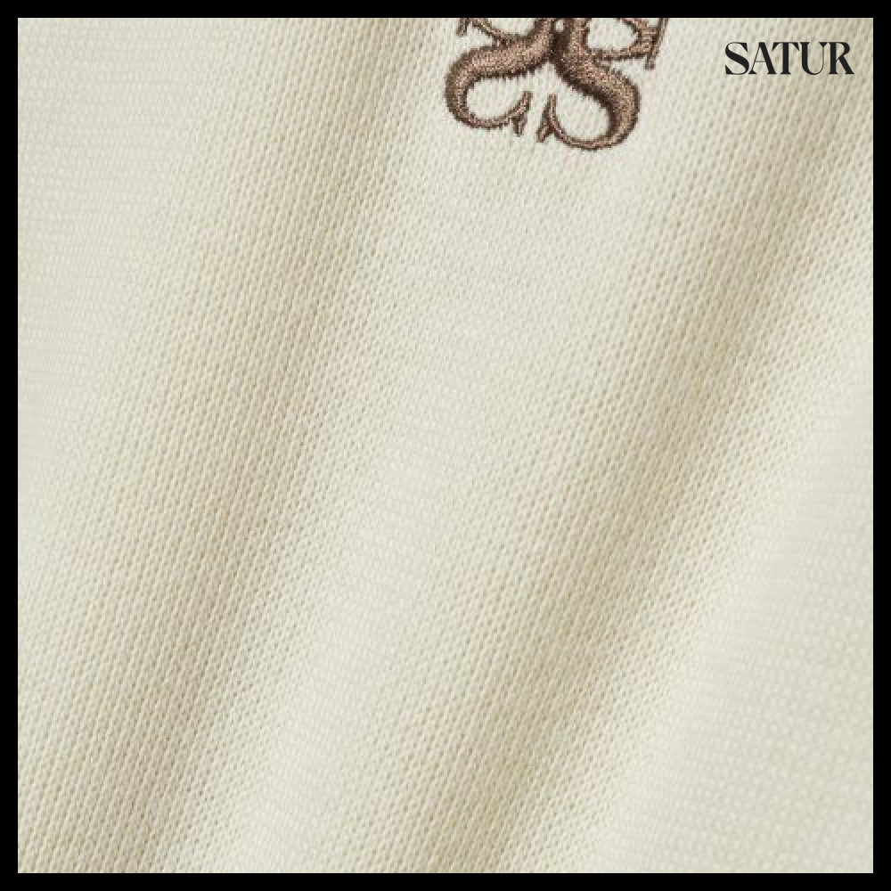 【SATUR】Roturn All Day Track Zip-Up Jacket Resort Cream