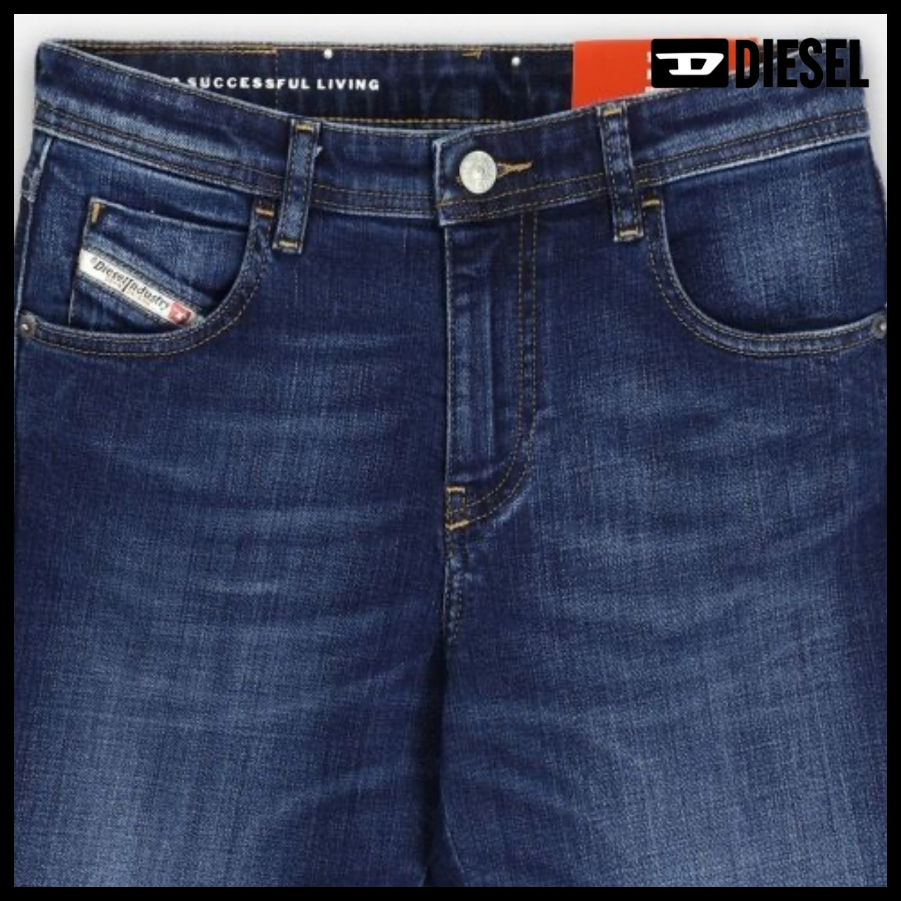 【DIESEL】2015 Babila L30 Denim Pants - Dark Blue