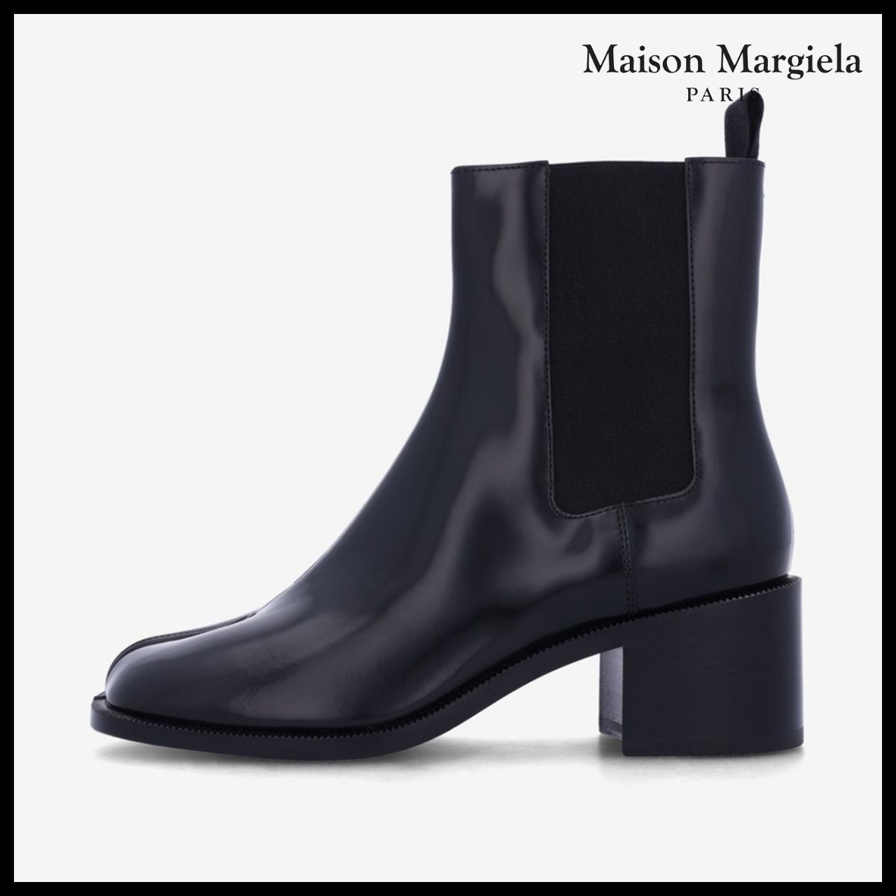 【Maison Margiela】Tabi City Chelsea Boots Black