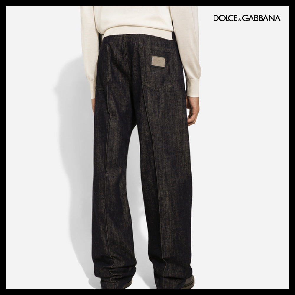 ★Dolce&Gabbanaアウトレットセール★BLUE OVERSIZE DENIM JEANS