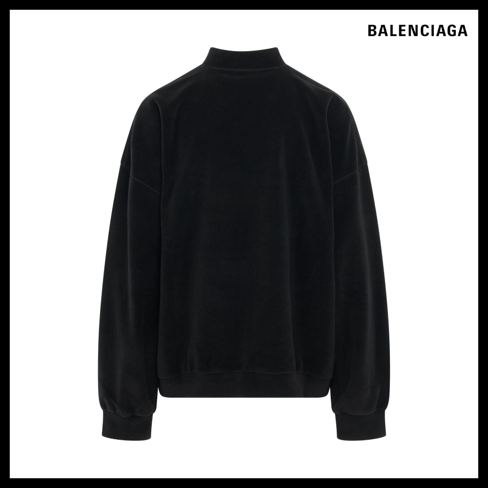 【BALENCIAGA】Unity Sports Icon Sweatshirt Large Fit Black