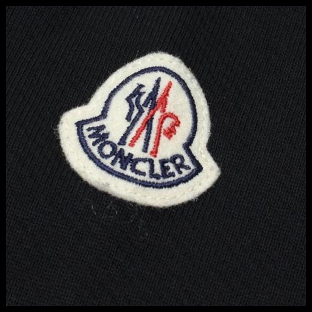 【MONCLER】Arm Logo Lettering Sweatshirt Black Women