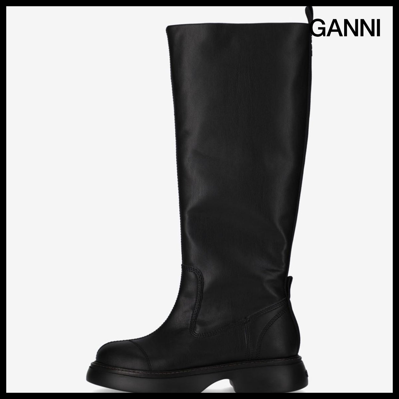 【Ganni】Everyday Tubular Boots - Black