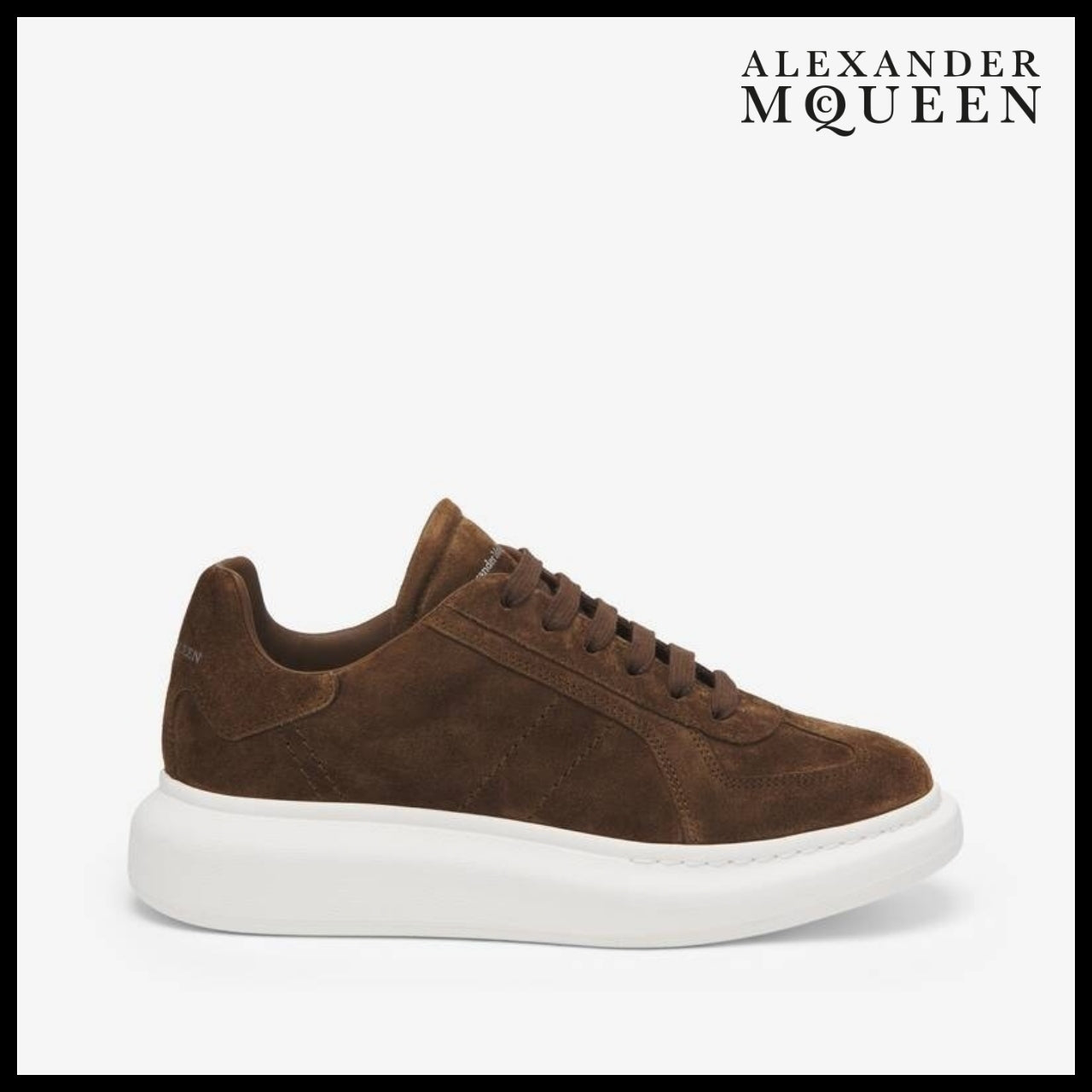 【Alexander Mcqueen】Oversized Sneaker Suede Brown
