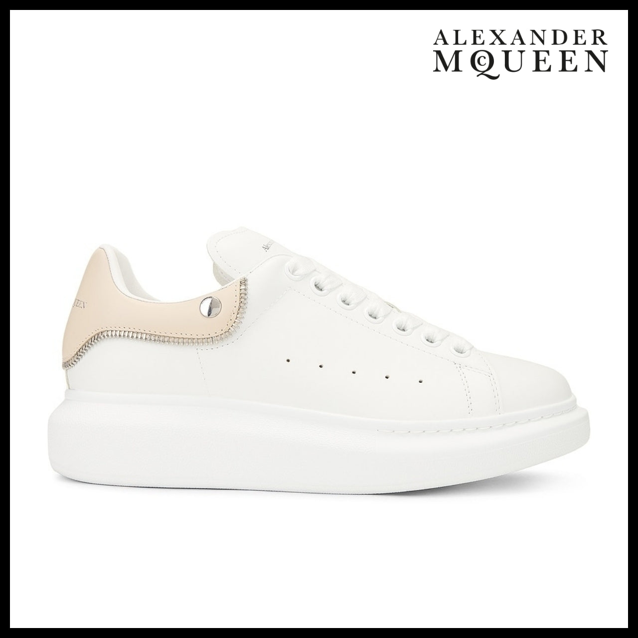 【Alexander Mcqueen】Oversized Sneaker Silver Foil Logo