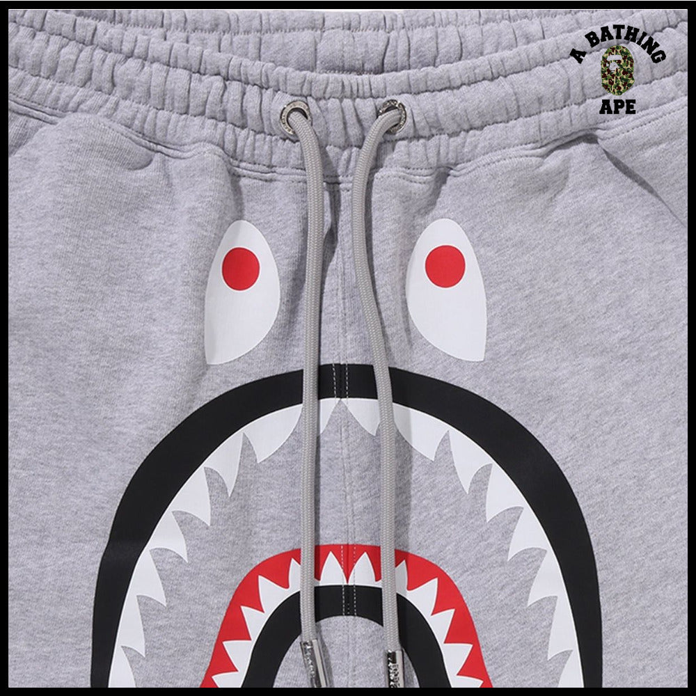 【A BATHING APE】Shark Relaxed Fit Sweatpants Gray