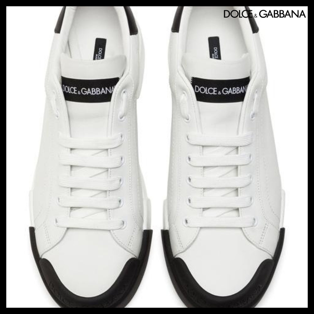 【Dolce & Gabbana】CALFSKIN NAPPA PORTOFINO SNEAKERS