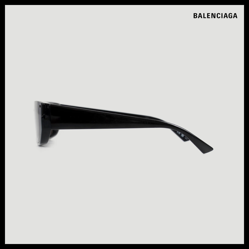 【BALENCIAGA】Shield Rectangle Sunglasses in Black
