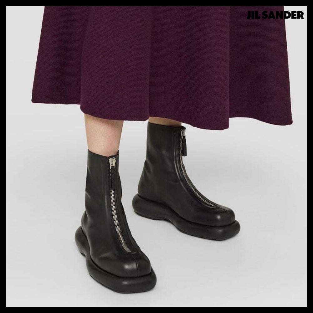 【JIL SANDER】ZIPUP CHUNKY CHELSEA BOOTS