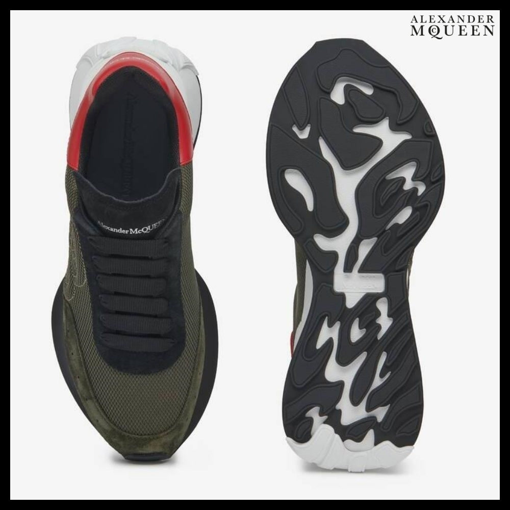【Alexander Mcqueen】Men's Sprint Runner Khaki