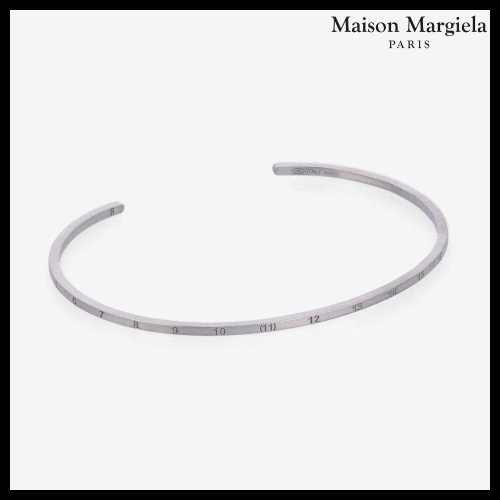 【Maison Margiela】ナンバーロゴ スリム 2MM ブレスレット