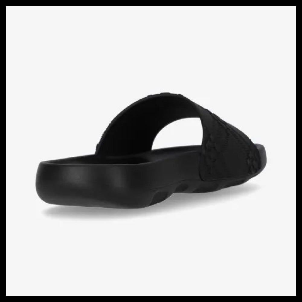 【Burberry】Check Dive Slide Black