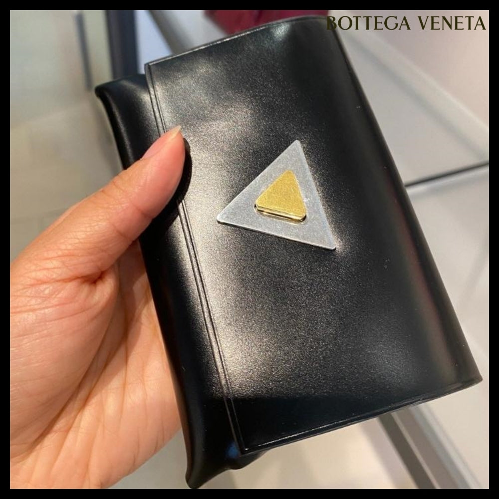 【BOTTEGA VENETA】スパッツォラート カーフ レザー カード 財布
