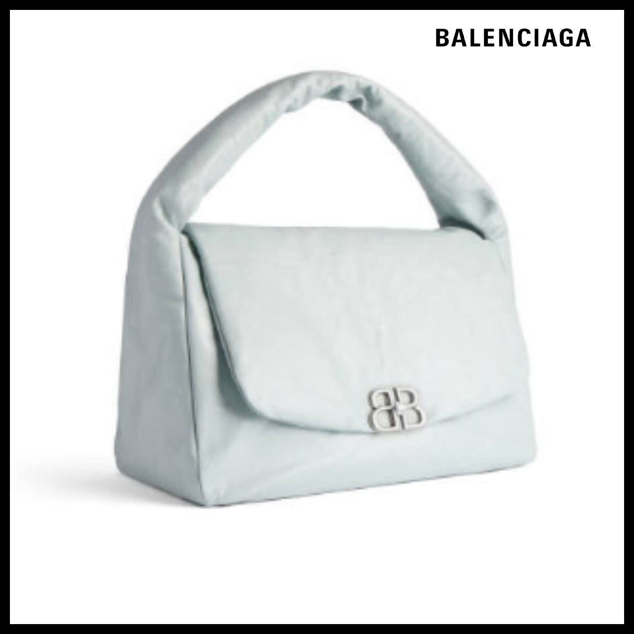 【BALENCIAGA】Monaco Large Sling Bag White