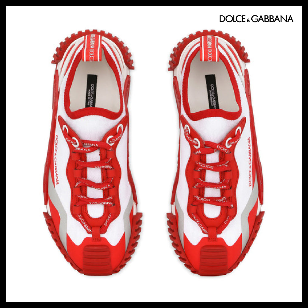 【Dolce & Gabbana】MIXED-MATERIAL NS1 SLIP-ON SNEAKERS