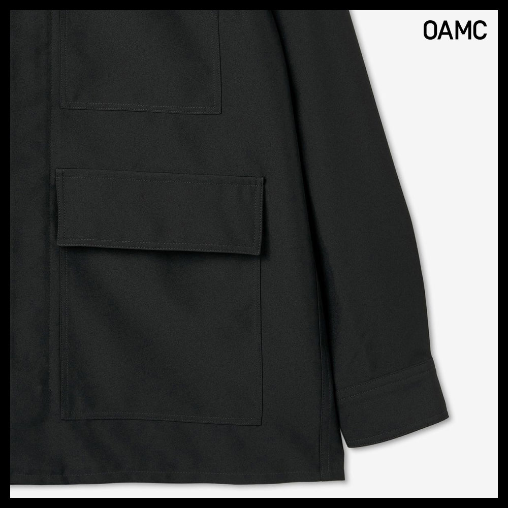 ◆OAMC◆ エクスプローラー シャツジャケット ブラック 人気