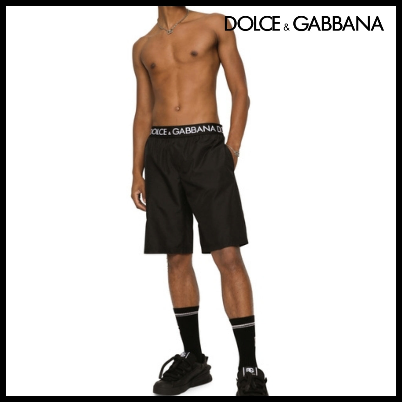 【Dolce & Gabbana】LONG LENGTH BOXER SET WITH BAG