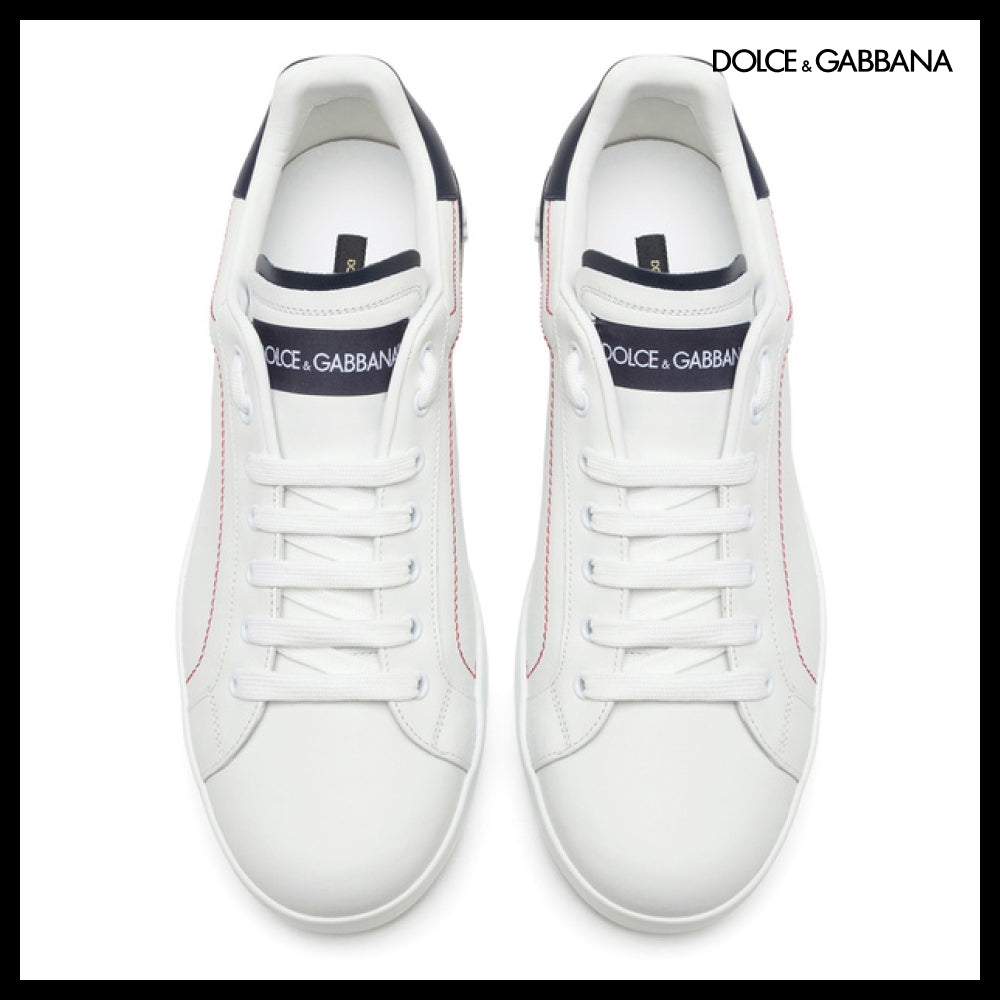 【Dolce & Gabbana】CALFSKIN NAPPA PORTOFINO SNEAKERS