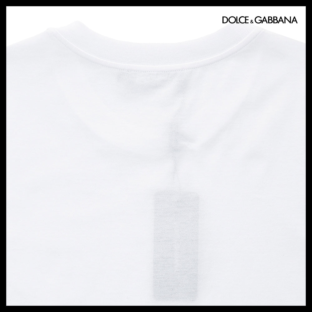 【Dolce & Gabbana】Logo Jersey T-Shirt White