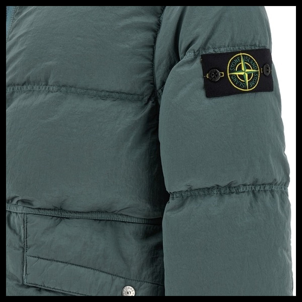 【STONE ISLAND】Green Puffer Jacket