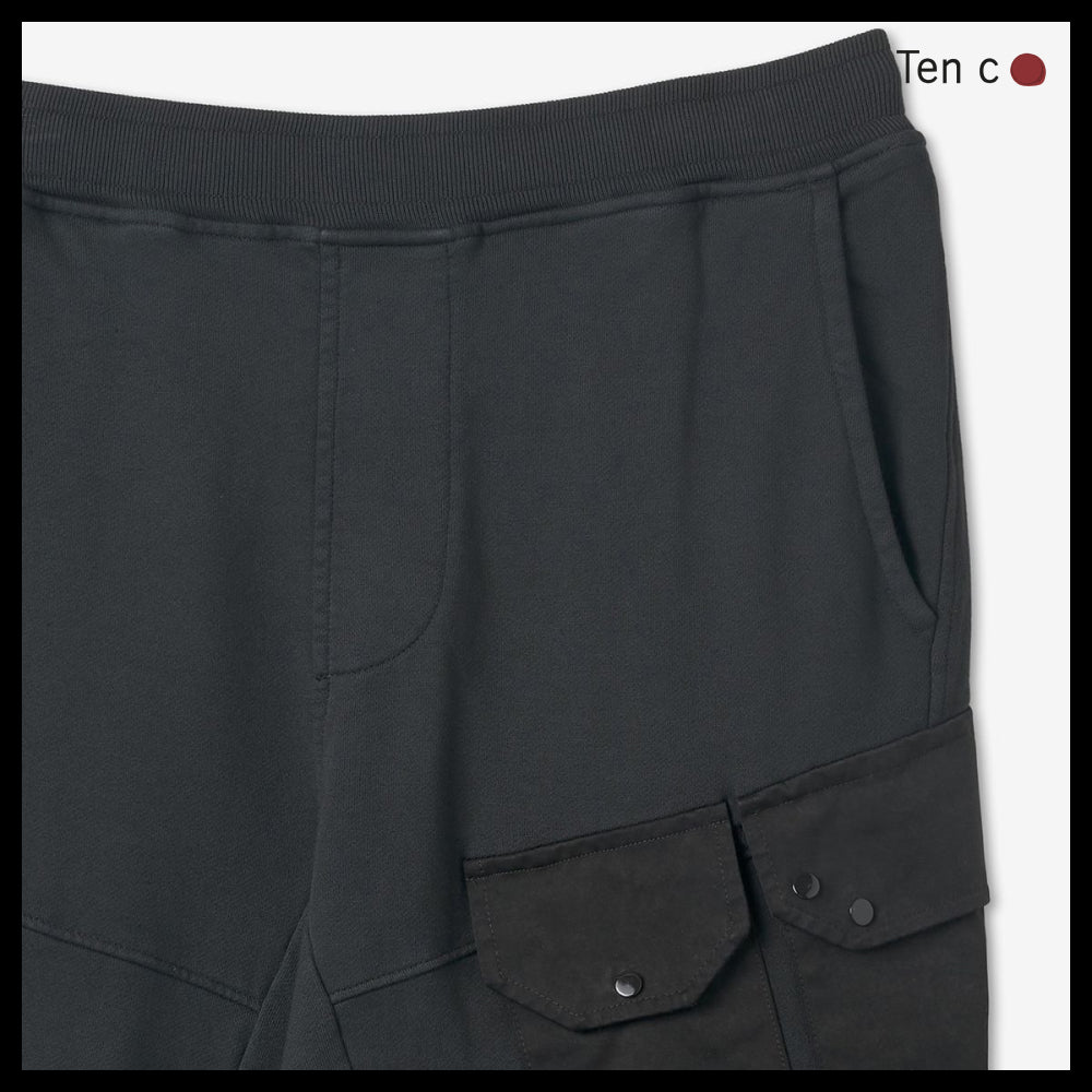 ◆TEN C◆ ジョガーパンツ Jogger Pants Black ポケット