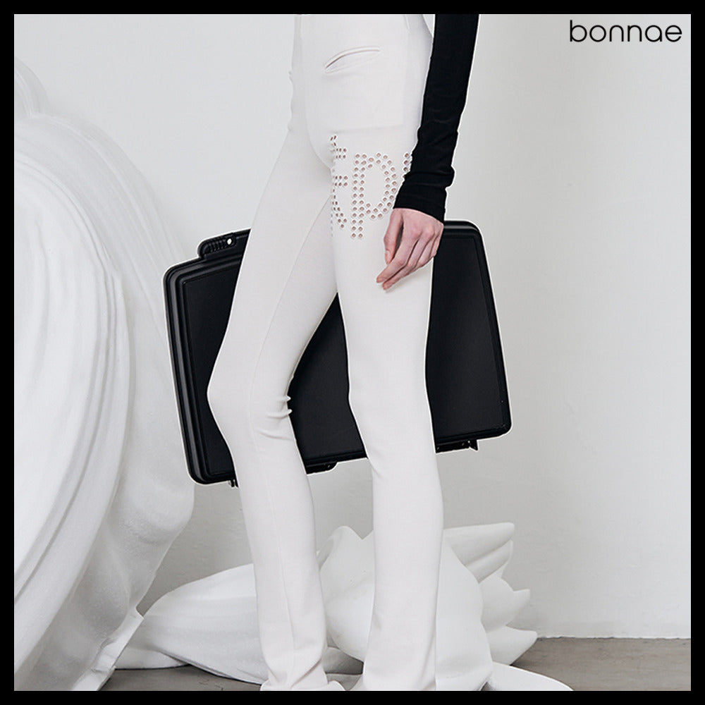 【Bonnae】Stacked Leggings 2Colors
