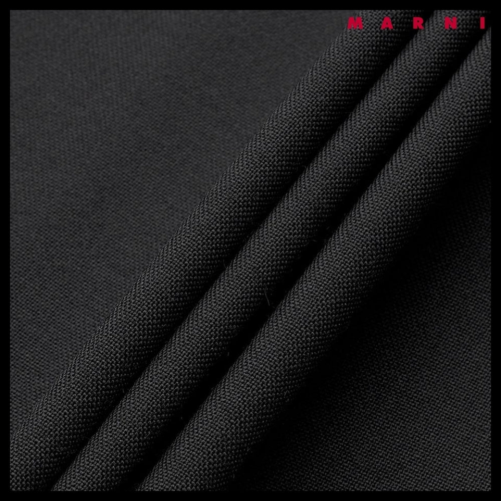 【MARNI】Tropical Wool Shirt Blueblack
