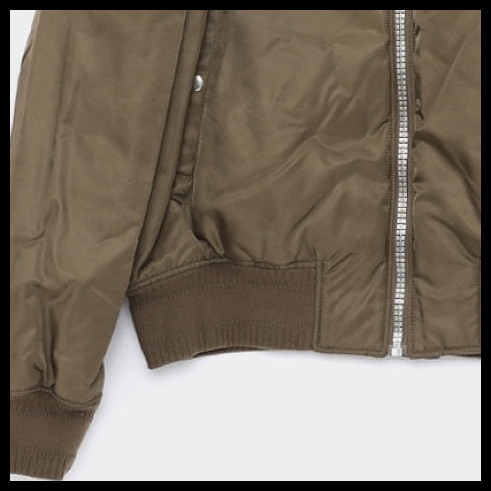 【GIVENCHY】Back logo classic nylon bomber jacket