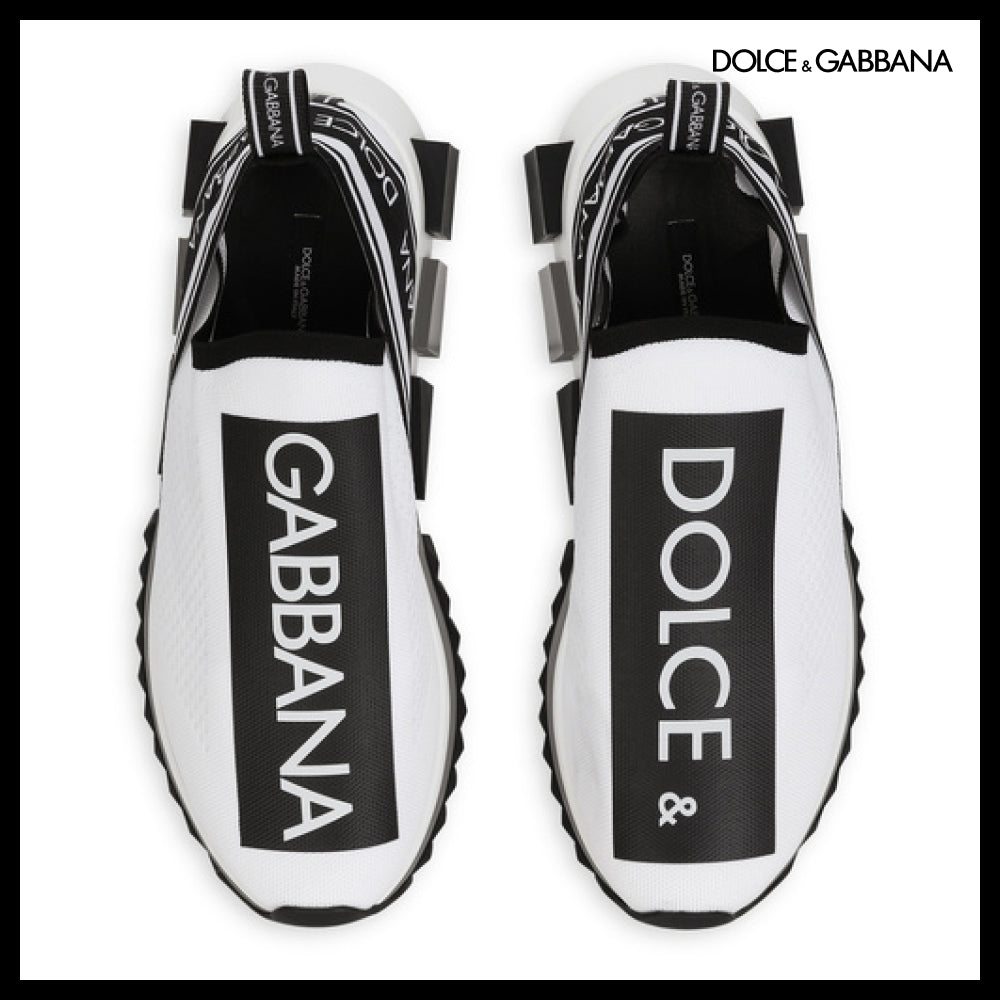 【Dolce & Gabbana】FABRIC SNEAKERS BLACK / WHITE