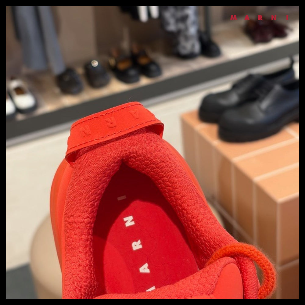 【Marni】X HOKA B3LS Lace-Up Sneakers Poinciana