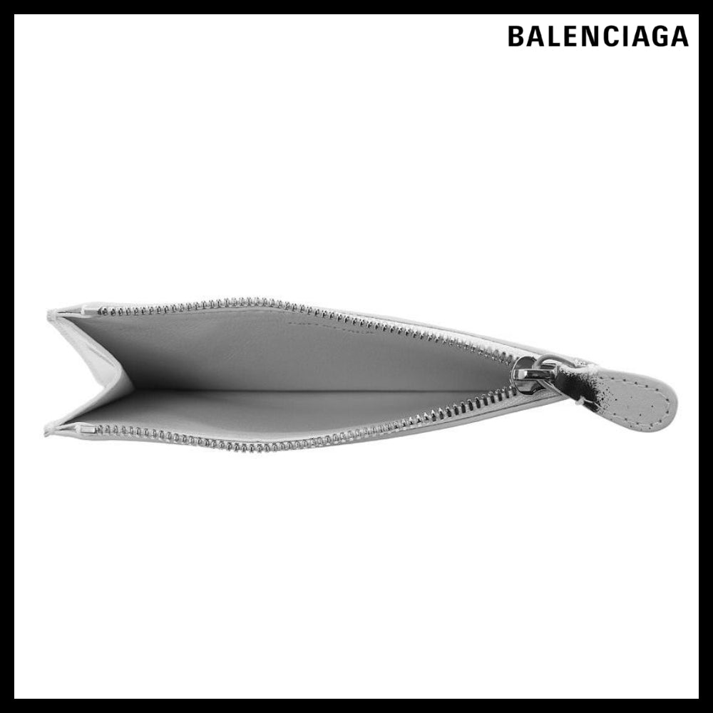 BALENCIAGA Spray Polka Dot Print Card Holder