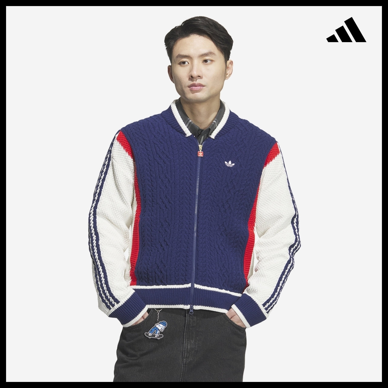 【ADIDAS】Retro Remix Cardigan (Unisex) JN0717