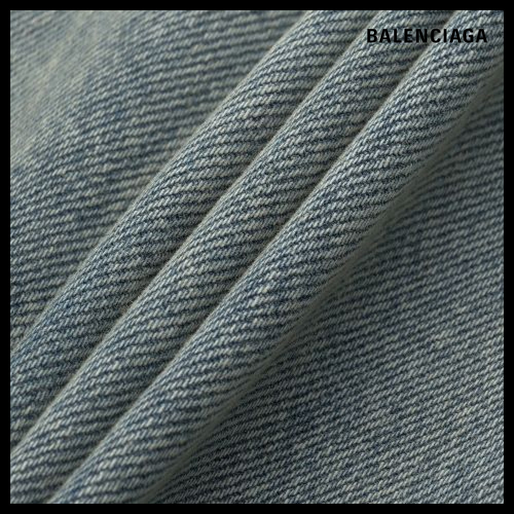 【BALENCIAGA】Large Fit Denim Jacket Sky Blue