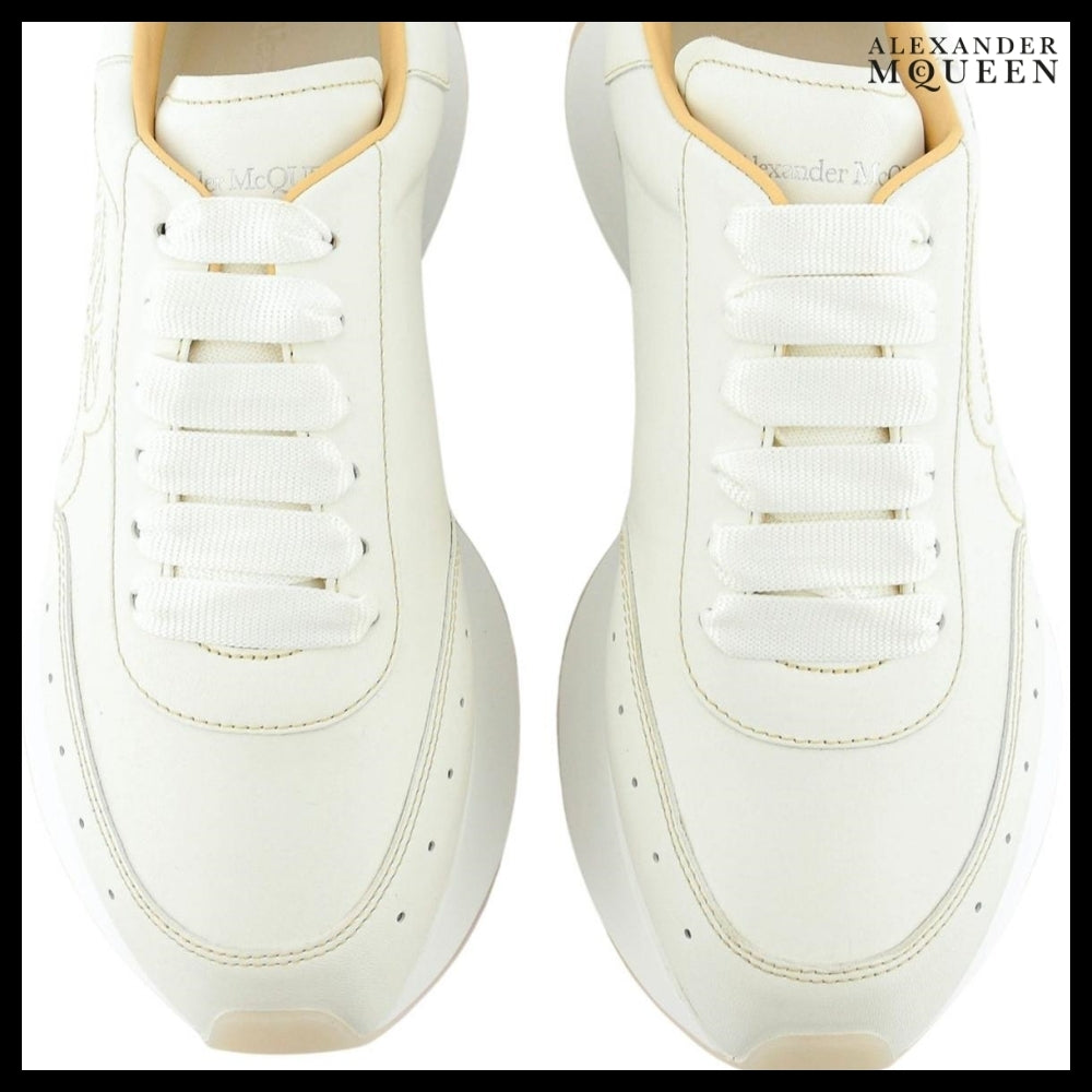 【Alexander Mcqueen】Sprint Runner Light Beige Sneakers