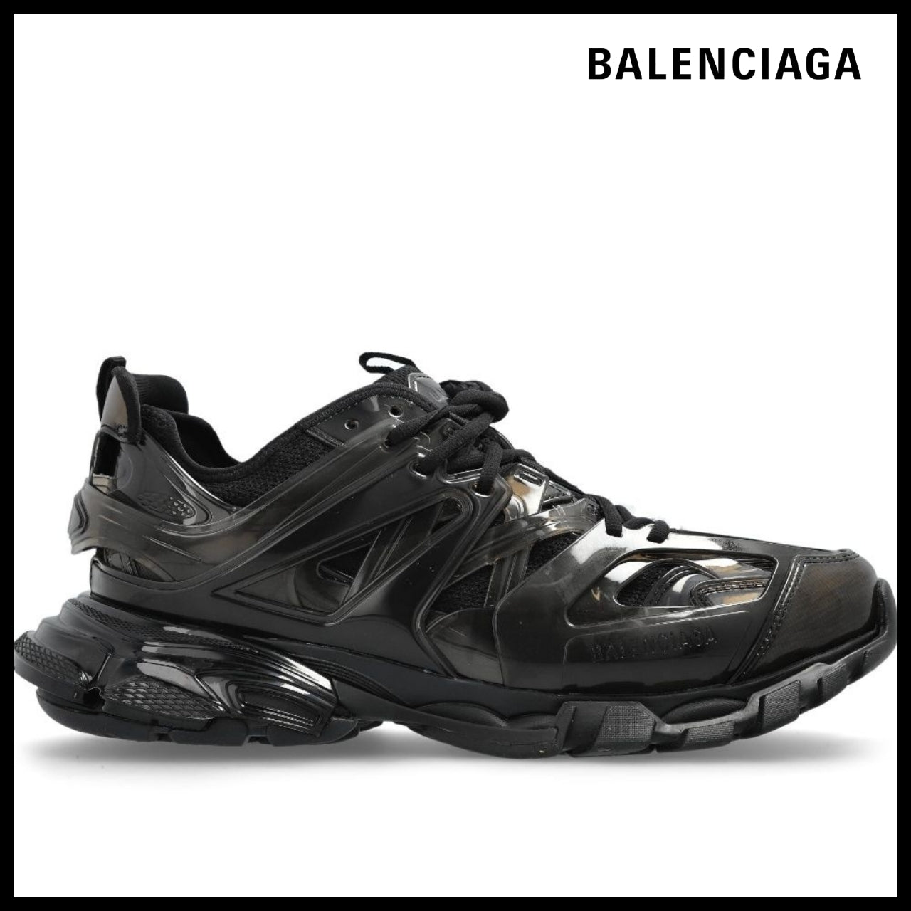 【BALENCIAGA】Track Jelly NW Black