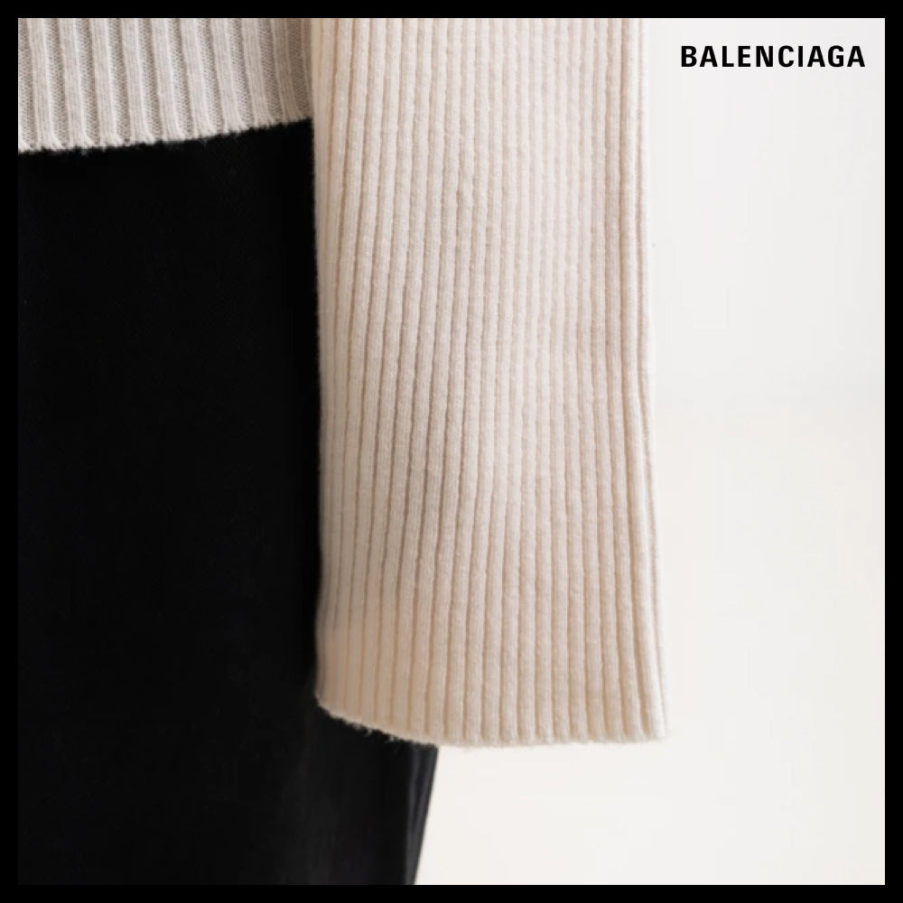 【BALENCIAGA】Semi Fitted Crewneck Sweater