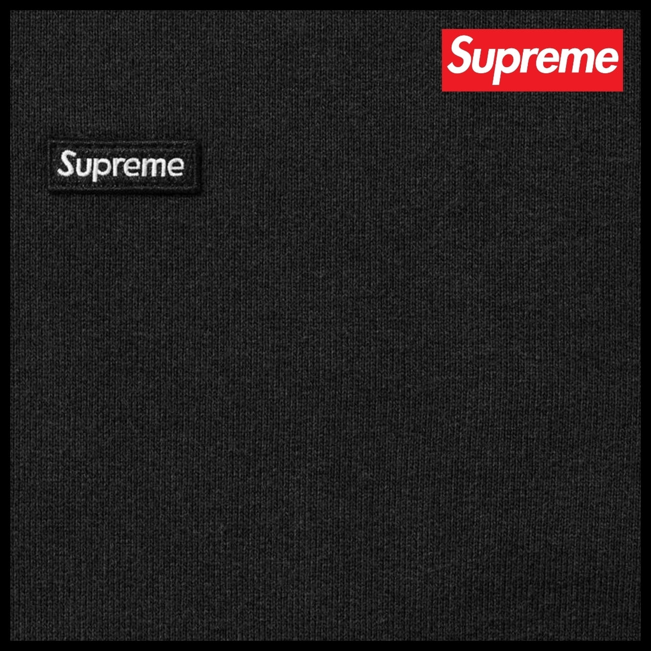 【Supreme】Small Box Drawcord Hooded Sweatshirt Black 26SS