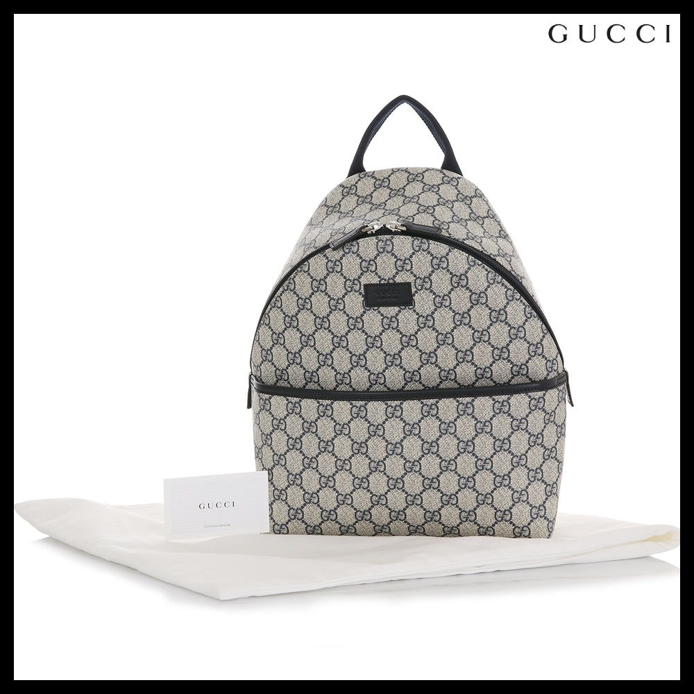 【GUCCI】Kids GG Supreme Canvas Backpack