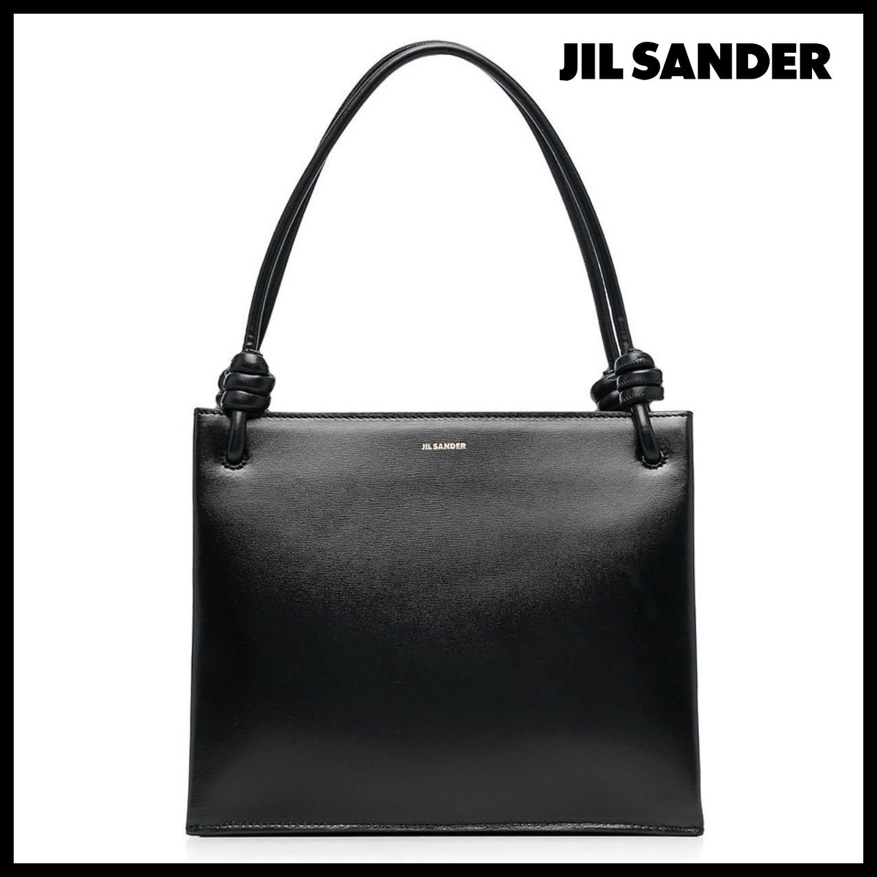 【JIL SANDER】GIRO Medium Handbag in Black