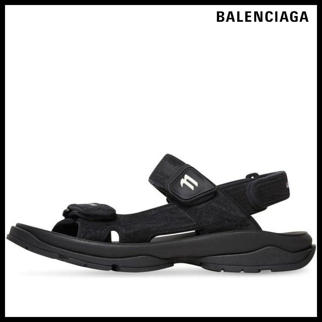 【BALENCIAGA】Tourist Sandal Black