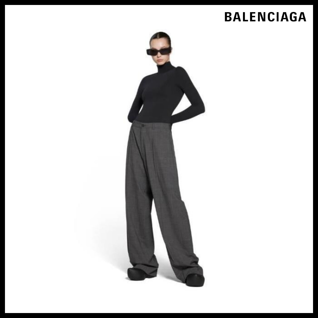 【BALENCIAGA】Tailored Pants Grey