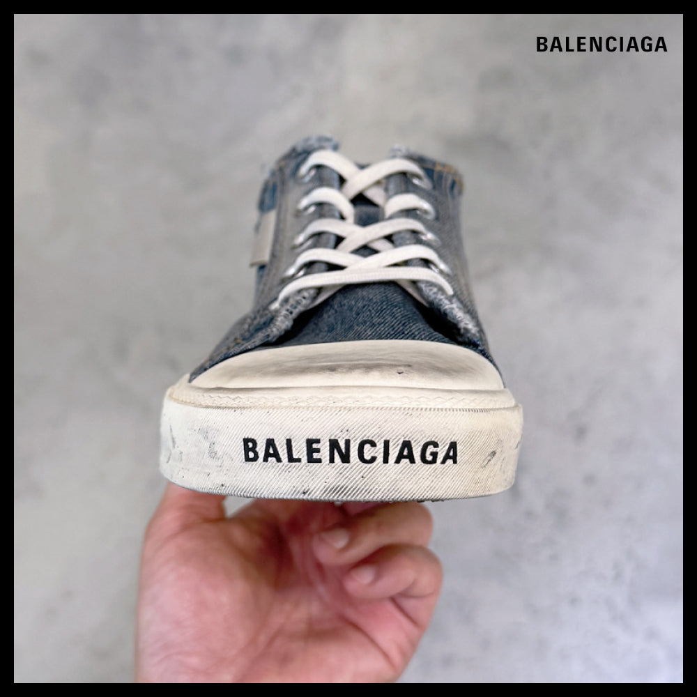 ★BALENCIAGAアウトレット セール ★Denim Paris Mule Sneakers