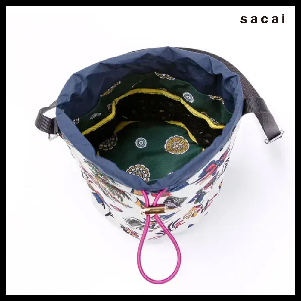 【sacai】Zantan Makeup Pouch Off-White