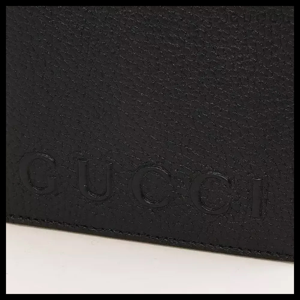 【Gucci】Men's Logo Bi-Fold Wallet Classic Luxury