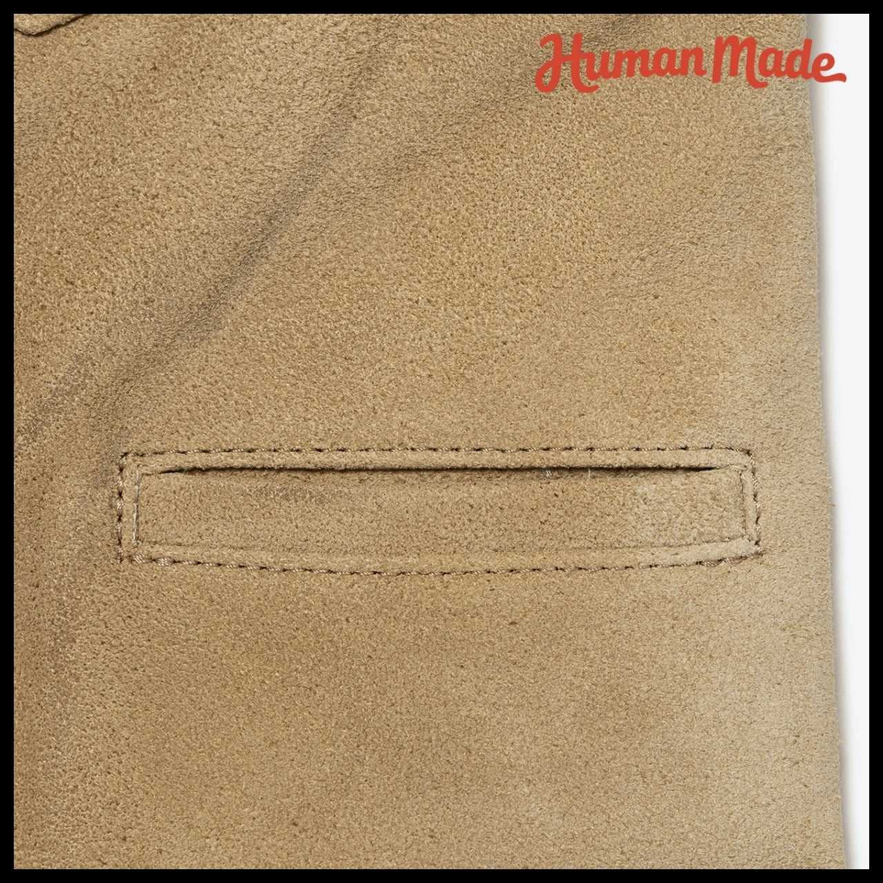 【HUMAN MADE】Suede Leather Pants